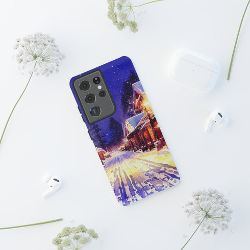 Estes Park After the Christmas Parade - Impact Resistant Phone Case